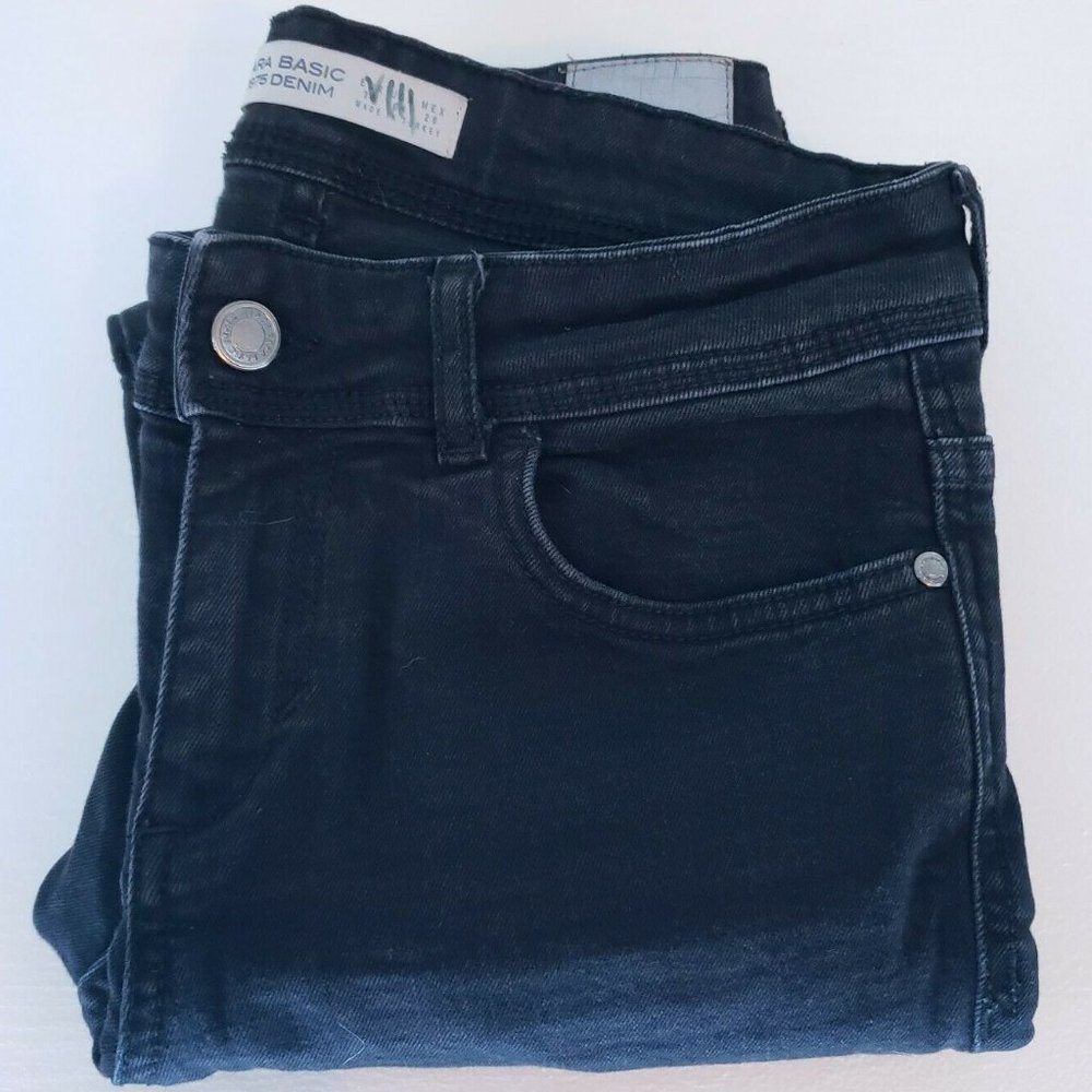 Zara Basic Black Skinny Jeans Size US 4